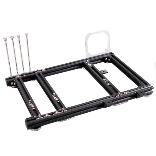 DIY Open Design M ATX Computer Case Overclocking Test Platform Full Black S - Picture 8 of 9