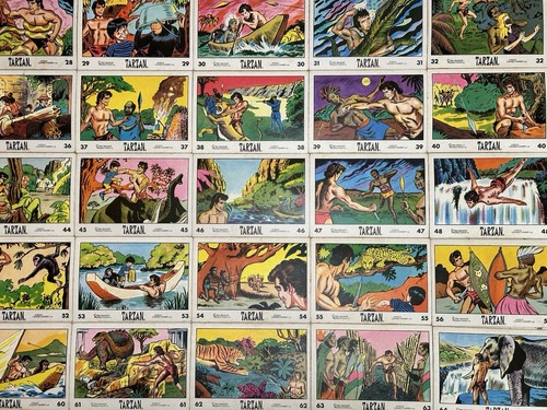 Tarzan Full Set Of X66 Gum Cards By Anglo Confectionery 1967 - Picture 4 of 6