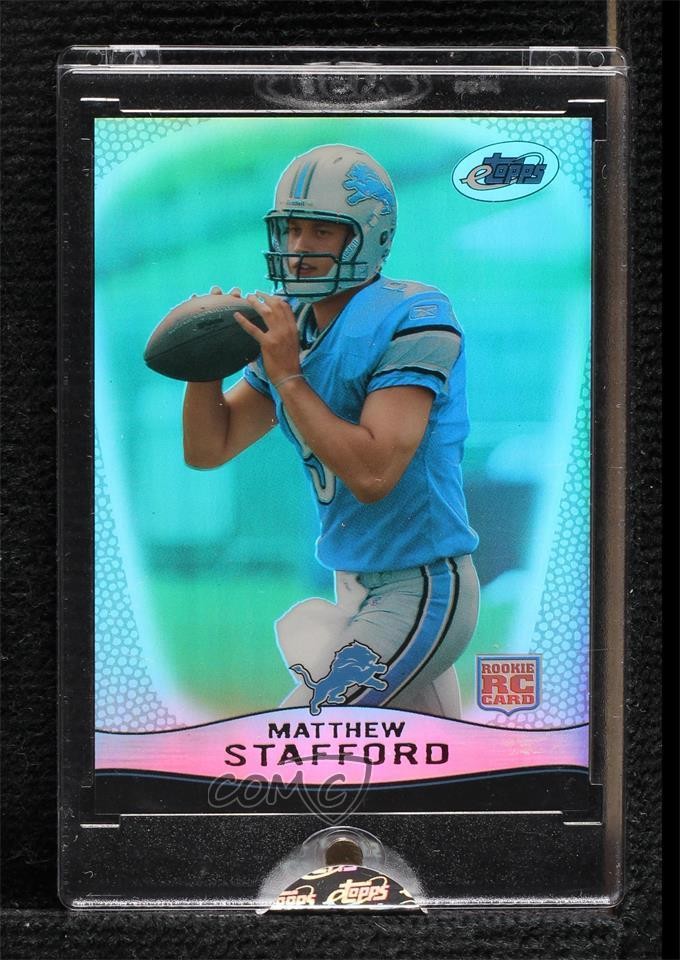 2009 eTopps /999 Matthew Stafford #3 Rookie RC
