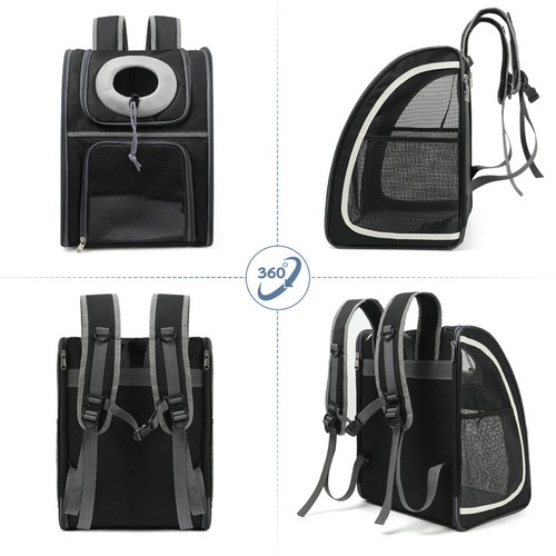 Haustier Rucksack Hunderucksack Tiertragetasche Tragetasche Hunde Katzenrucksack - Bild 8 von 16