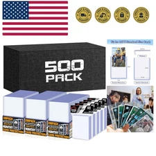 Protective 3" x 4" Toploaders and Penny Sleeves - Perfect for All Trading Cards