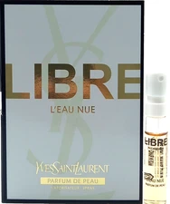 YVES SAINT LAURENT LIBRE L'EAU NUE PARFUM VIAL SPRAY WOMEN 0.06 Oz SAMPLE SIZE!