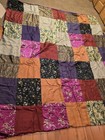 Vtg World Market Bohemian/Patchwork Duvet Cover Queen