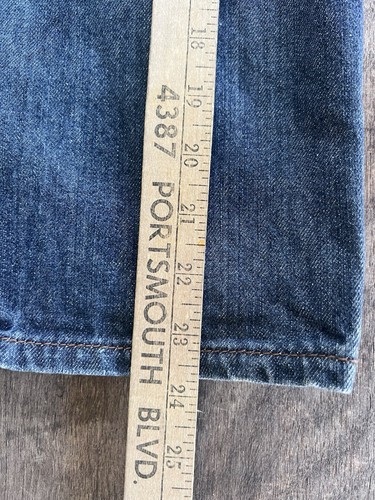 Pantalones Cortos de Jean Ecko Unlimited Bordados Bolsillo Lavado Oscuro Para Hombre Talla 32 Y2K Cuero - Imagen 11 de 14