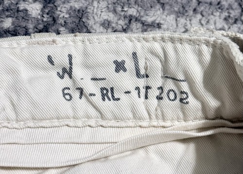 Pantalones chinos militares Polo Ralph Lauren beige envejecido para hombre talla 38x32 nuevos con etiquetas - Imagen 5 de 10