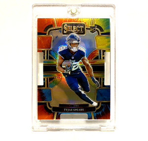 2023 Panini Select - Concourse Tyjae Spears #97 Tie-Dye Prizm /25 (RC)