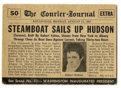 Vintage 1954 Topps Scoops R714 SET BREAK U PICK A CARD Classic History Set - Bild 164 von 456