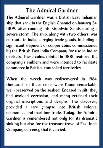 1808 India 20 Cash Admiral Gardner Shipwreck NGC #010 - Picture 3 of 3