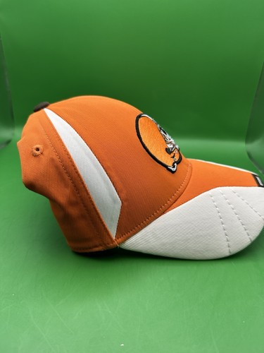 Cleveland Browns Hat NFL AFC North Reebok Orange/ White Fitted Baseball Cap L/XL - Picture 3 of 10