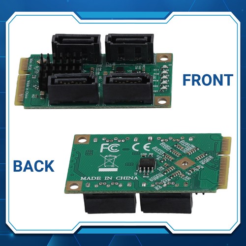 Adaptateur D'Extension PCIE Vers SATA Carte D'Extension Pleine Hauteur MPCI9708 - Photo 6/7