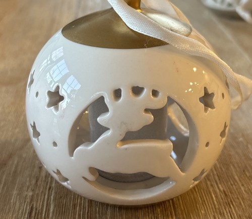 Lightscapes Ornaments Cut Work Round Color Changing Warm White Set of 3 - Picture 4 of 4