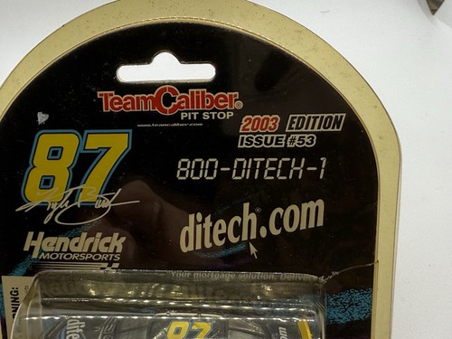 Kyle Busch #87 Chevy Team Caliber Pit Stop NASCAR 1/64 Diecast Hendrick 2003 Neu in OVP - Bild 6 von 6