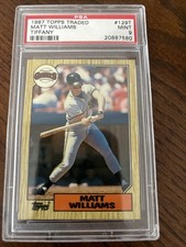 1987 Topps Traded - Matt Williams #129T Tiffany (RC)