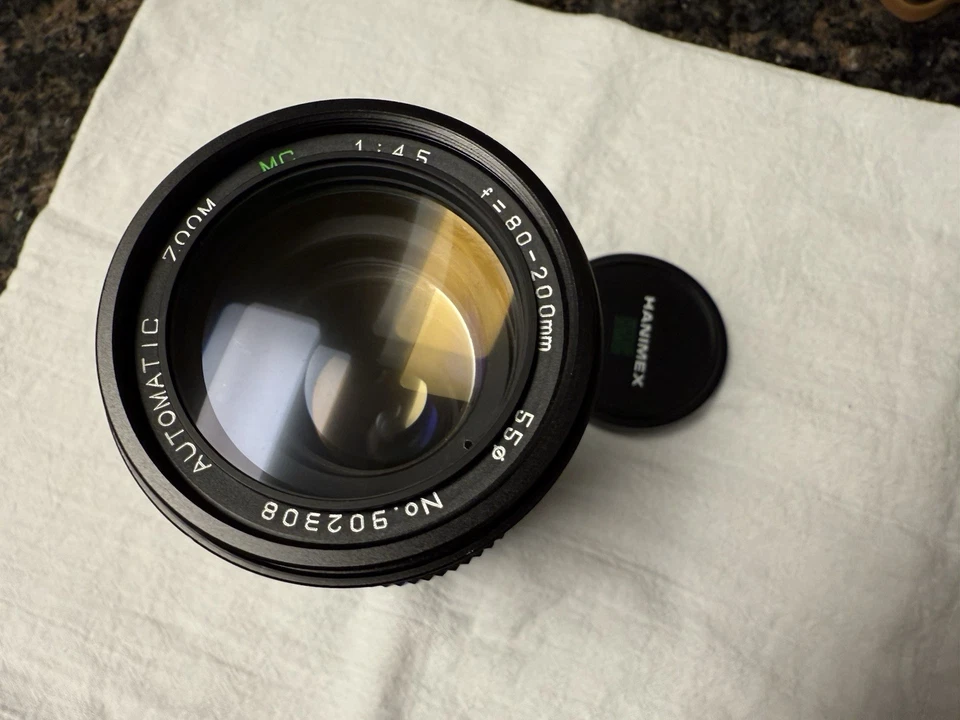 (Casi como nuevo y reconstruido) - Zoom automático Hanimex 80-200 mm F4,5 MC para montaje Canon FD Foto 2 de 4