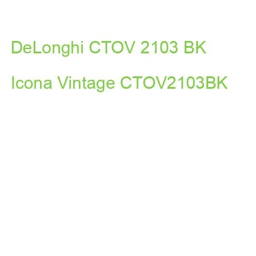 DeLonghi CTOV 2103 BK Icona Vintage CTOV2103BK (8004399761315) - Bild 2 von 2