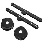 2 Sets Folding Table Cup Holder Slots for Laptop Insert