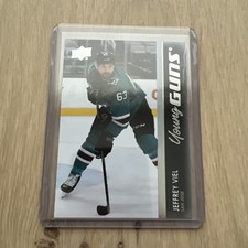 21/22 UD SERIES 1 JEFFREY VIEL YOUNG GUNS RC SP ROOKIE #233