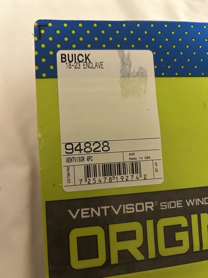 AVS Ventvisor Deflectores de Ventana Lateral Acrílico para 18-23 Buick Enclave NUEVO Foto 2 de 4