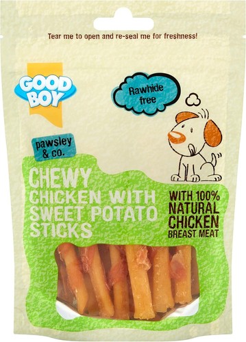 100% Natural Chicken Breast Dog Treats with Sweet Potato - Case of 10 Packs - Picture 5 of 9