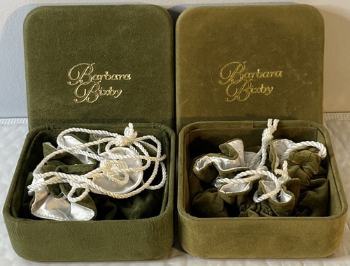 2er Set Barbara Bixby leere Schmuckschatullen und Beutel