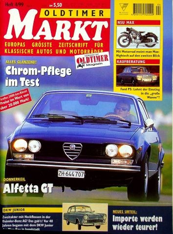Oldtimer Markt 2242) Modellreport NSU Max - ein interessanter Bericht auf 8 Seit - Bild 2 von 2