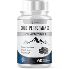 (1 Pack) Gold Performance for Men Advanced Formula Vitamin Supplement 60 Caps