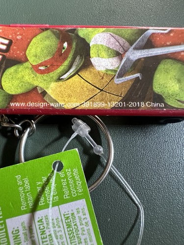 Designware 2018 Viacom Teenage Mutant Ninja Turtles skateboard keychain NWT's - Picture 14 of 14
