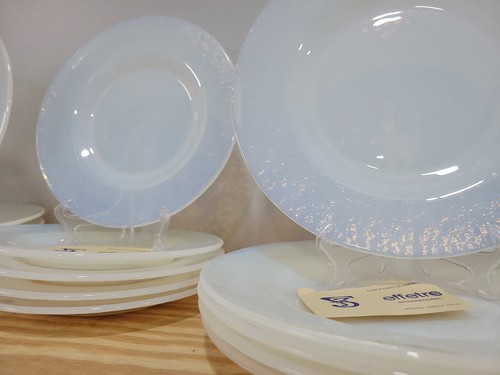 Effetre Murano Venice Italy Blue Opalescent Glassware Plate Set ---PICK--- - Picture 4 of 13