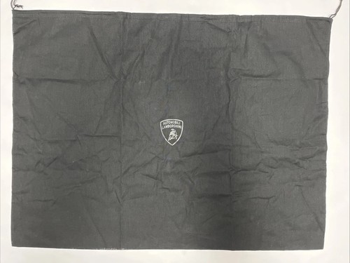 Bolsa antipolvo negra Lamborghini 19” X 26” LAMBORGHINI logotipo negro excelente estado - Imagen 2 de 7