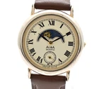 [EXC+5] SEIKO ALBA V806-0100 Mens Vintage Watch Unisex Sun & Moon Quartz Japan