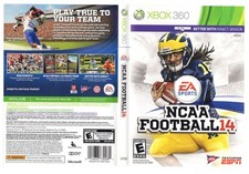 EA Sports NCAA Football 14 2014 Xbox 360 Cover Art Insert Replacement Official
