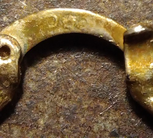 Orecchini a cerchio ovale a goccia in argento sterling design onda massiccio 1,5" TIMBRATI 925 - Foto 7 di 11