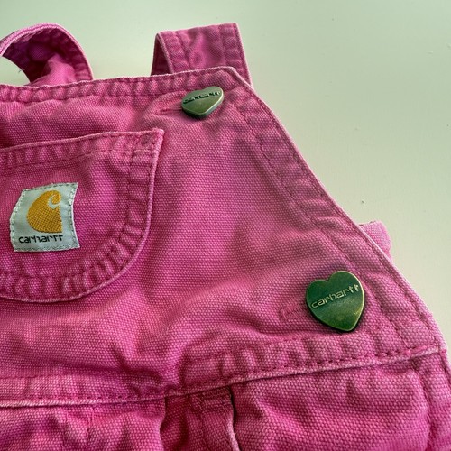 Carhartt Latzhose 6M Baby Pink Ranchwear Pullover Shorts - Bild 3 von 7