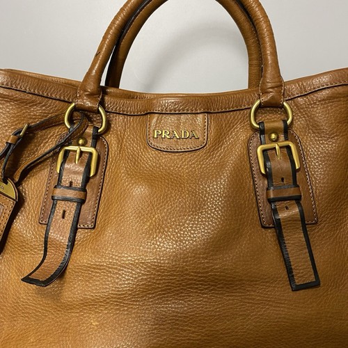 Prada Milano Vintage Leder Tasche Bauletto Rame - Bild 4 von 18