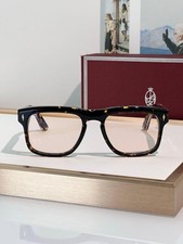 Luxury Tortoiseshell Eyeglasses Frame Square Style Clear Lens Designer Optical G