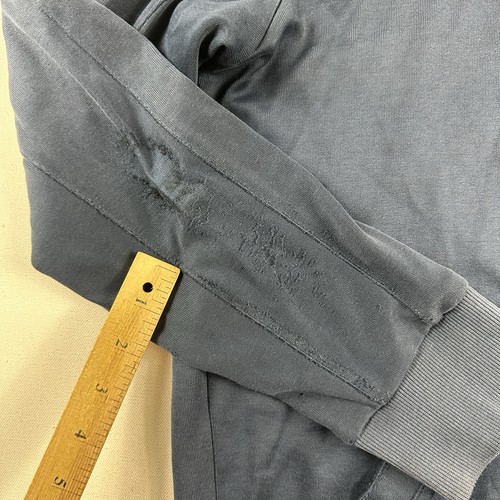 Hugo Boss Full Zip Jacket Hoodie Sweater Blue Mens Large Long Sleeve Green Label - Picture 8 of 9