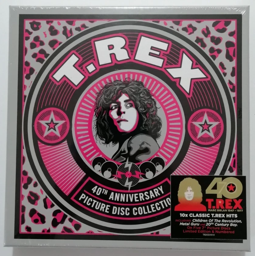 T. Rex 40th Anniversary Picture Disc Collection Box Set Limited Edition - New - Image 2 of 4