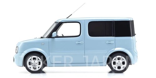KYOSHO SAMURAI 1/18scale Nissan Cube Light Blue KSR18060AB JDM - Foto 3 di 5