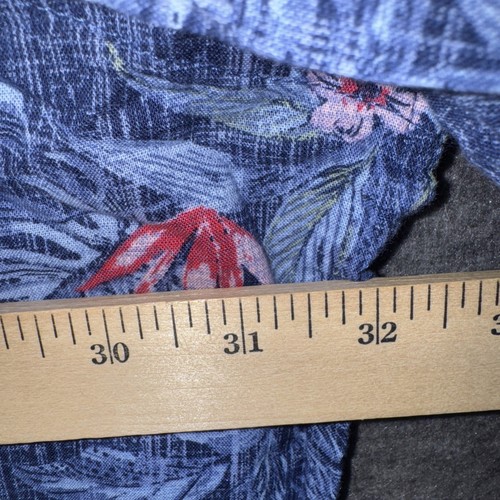 Izod Saltwater Mens Short Sleeve Button Down Floral Hawaiian Shirt Size 4XB NEW - Picture 6 of 8
