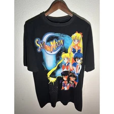 Sailor Moon Rare Anime Vintage Reprint Single Stitch T-shirt Screen Stars Tag 