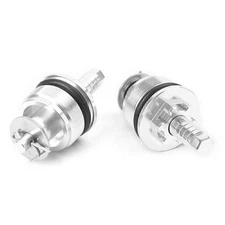 Front Fork Cap Preload Adjuster Bolts 33MM Aluminum Fit Honda CMX250 Silver