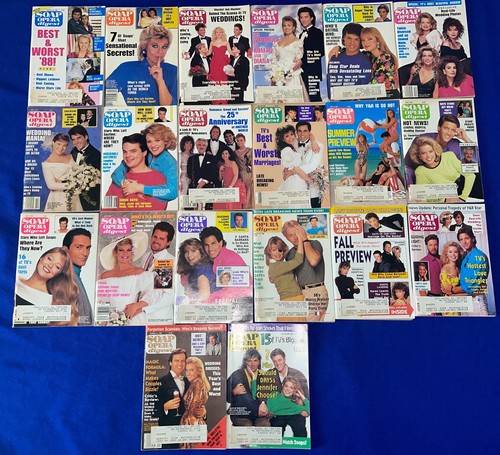 LOT-(32) Vintage 1989-1990 Soap Opera Digest MAGAZIN SAUBER Krankenhaus/Tage Leben - Bild 2 von 5