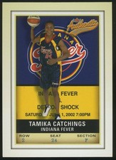 2002 Fleer Authentix TAMIKA CATCHINGS Base Card #77 Indiana Fever WNBA