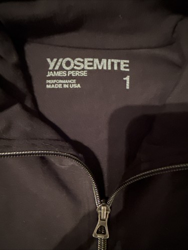 James Perse Performance Y/OSEMITE Jacket Men’s 1 Small Yosemite Made In USA - Picture 2 of 6