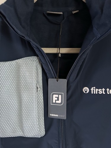 Foot Joy Thermo Series Full Zip Hybrid Jacke Navy Grau Gr. S First Tee - Bild 2 von 4