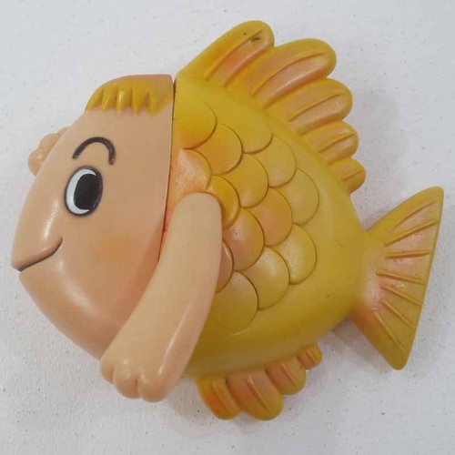 Used Oyoge Taiyaki kun Soft Vinyl BANDAI Retro