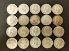 20x Kennedy Half Dollars 10$ FV (40% Silver)