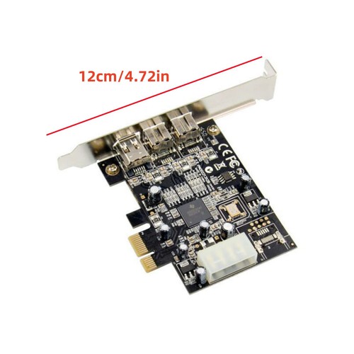 Multi-function Controller Card PCI-Express to IEEE1394 A+B 100/200/400/800Mbps - Zdjęcie 13 z 13