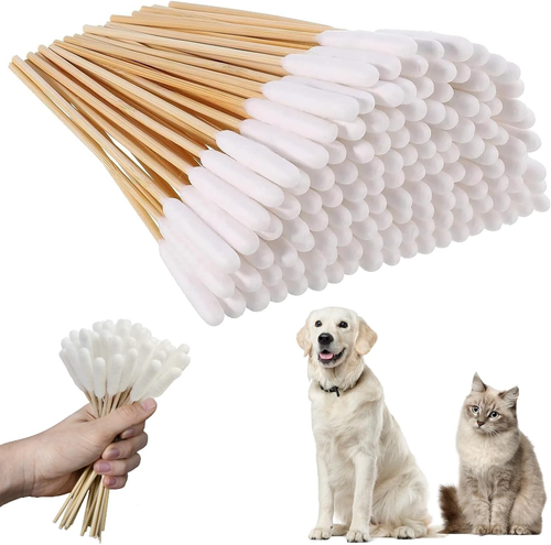 Dog Ear Cleaning Swabs, 200Pcs Dog Ear Buds Large 15CM Extra Large Cotton Buds - Picture 11 of 12