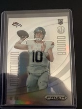 2024 Panini Prizm Deca - Downtown Bound Bo Nix #3 Silver Prizm (RC)